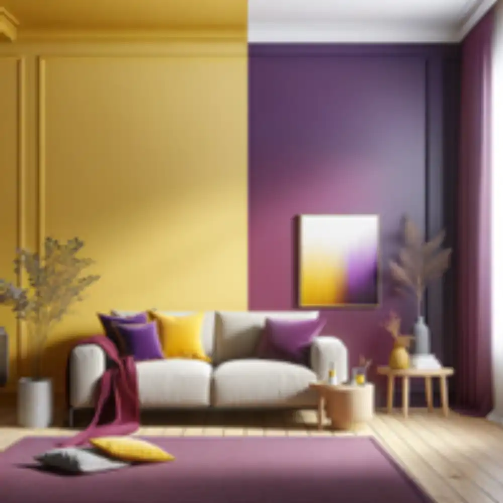 yellow and purple